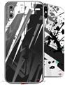 2 Decal style Skin Wraps set for Apple iPhone X and XS Baja 0014 White
