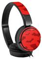Decal style Skin Wrap for Sony MDR ZX110 Headphones Deathrock Bats Red (HEADPHONES NOT INCLUDED)