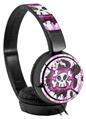 Decal style Skin Wrap for Sony MDR ZX110 Headphones Cartoon Skull Pink (HEADPHONES NOT INCLUDED)