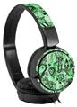 Decal style Skin Wrap for Sony MDR ZX110 Headphones Scene Kid Sketches Green (HEADPHONES NOT INCLUDED)