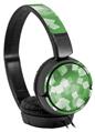Decal style Skin Wrap for Sony MDR ZX110 Headphones Bokeh Squared Green (HEADPHONES NOT INCLUDED)