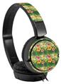 Decal style Skin Wrap for Sony MDR ZX110 Headphones Beach Flowers 02 Sage Green (HEADPHONES NOT INCLUDED)
