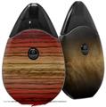Skin Decal Wrap 2 Pack compatible with Suorin Drop Exotic Wood Zebra Wood Burst Fire Red VAPE NOT INCLUDED
