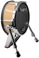 Skin Wrap works with Roland vDrum Shell KD-140 Kick Bass Drum Solids Collection Peach (DRUM NOT INCLUDED)