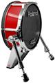 Skin Wrap works with Roland vDrum Shell KD-140 Kick Bass Drum Solids Collection Red (DRUM NOT INCLUDED)
