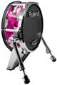 Skin Wrap works with Roland vDrum Shell KD-140 Kick Bass Drum WraptorCamo Digital Camo Hot Pink (DRUM NOT INCLUDED)