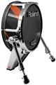 Skin Wrap works with Roland vDrum Shell KD-140 Kick Bass Drum Jagged Camo Burnt Orange (DRUM NOT INCLUDED)