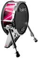 Skin Wrap works with Roland vDrum Shell KD-140 Kick Bass Drum Lightning Pink (DRUM NOT INCLUDED)