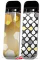 Skin Decal Wrap 2 Pack for Smok Novo v1 Bokeh Hex Yellow VAPE NOT INCLUDED