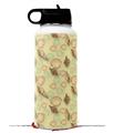 Skin Wrap Decal compatible with Hydro Flask Wide Mouth Bottle 32oz Sea Shells 02 Yellow Sunshine (BOTTLE NOT INCLUDED)