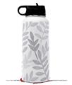 Skin Wrap Decal compatible with Hydro Flask Wide Mouth Bottle 32oz Watercolor Leaves Purple (BOTTLE NOT INCLUDED)