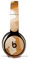 WraptorSkinz Skin Skin Decal Wrap works with Beats Solo Pro (Original) Headphones Bokeh Squared Orange Skin Only BEATS NOT INCLUDED