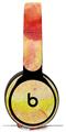 WraptorSkinz Skin Skin Decal Wrap works with Beats Solo Pro (Original) Headphones Painting Yellow Splash Skin Only BEATS NOT INCLUDED