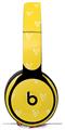 WraptorSkinz Skin Skin Decal Wrap works with Beats Solo Pro (Original) Headphones Hearts Yellow On White Skin Only BEATS NOT INCLUDED