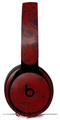 WraptorSkinz Skin Skin Decal Wrap works with Beats Solo Pro (Original) Headphones Folder Doodles Red Dark Skin Only BEATS NOT INCLUDED