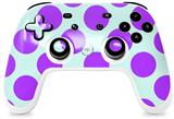 Skin Decal Wrap works with Original Google Stadia Controller Kearas Polka Dots Purple And Blue Skin Only CONTROLLER NOT INCLUDED