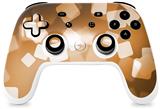 Skin Decal Wrap works with Original Google Stadia Controller Bokeh Squared Orange Skin Only CONTROLLER NOT INCLUDED