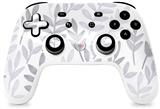 Skin Decal Wrap works with Original Google Stadia Controller Watercolor Leaves Purple Skin Only CONTROLLER NOT INCLUDED