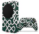 WraptorSkinz Skin Wrap compatible with the 2020 XBOX Series S Console and Controller Locknodes 03 Hunter Green (XBOX NOT INCLUDED)