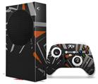 WraptorSkinz Skin Wrap compatible with the 2020 XBOX Series S Console and Controller Baja 0023 Orange Burnt (XBOX NOT INCLUDED)