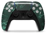 WraptorSkinz Skin Wrap compatible with the Sony PS5 DualSense Controller Bokeh Music Seafoam Green (CONTROLLER NOT INCLUDED)