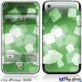 iPhone 3GS Skin - Bokeh Squared Green