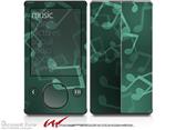 Bokeh Music Seafoam Green - Decal Style skin fits Zune 80/120GB  (ZUNE SOLD SEPARATELY)