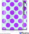 Sony PS3 Skin - Kearas Polka Dots Purple And Blue