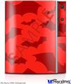 Sony PS3 Skin - Deathrock Bats Red