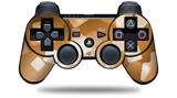 Sony PS3 Controller Decal Style Skin - Bokeh Squared Orange (CONTROLLER NOT INCLUDED)