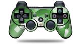 Sony PS3 Controller Decal Style Skin - Bokeh Squared Green (CONTROLLER NOT INCLUDED)