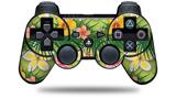 Sony PS3 Controller Decal Style Skin - Beach Flowers 02 Sage Green (CONTROLLER NOT INCLUDED)