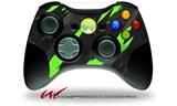 XBOX 360 Wireless Controller Decal Style Skin - Jagged Camo Neon Green (CONTROLLER NOT INCLUDED)