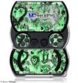 Scene Kid Sketches Green - Decal Style Skins (fits Sony PSPgo)