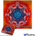 Decal Skin compatible with Sony PS3 Slim Tie Dye Star 100