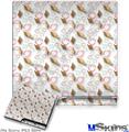 Decal Skin compatible with Sony PS3 Slim Sea Shells 02 White