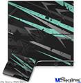 Decal Skin compatible with Sony PS3 Slim Baja 0014 Seafoam Green