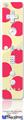 Wii Remote Controller Face ONLY Skin - Kearas Polka Dots Pink On Cream