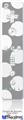 Wii Remote Controller Face ONLY Skin - Kearas Polka Dots Whtie On Gray