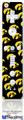 Decal Skin compatible with Wii Remote Controller Face ONLY Iowa Hawkeyes Tigerhawk Tiled 06 Gold on Black
