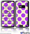 LG enV2 Skin - Kearas Polka Dots Purple On Cream