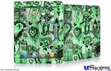 iPad Skin - Scene Kid Sketches Green