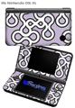 Locknodes 03 Lavender - Decal Style Skin fits Nintendo DSi XL (DSi SOLD SEPARATELY)