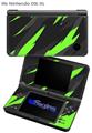 Jagged Camo Neon Green - Decal Style Skin fits Nintendo DSi XL (DSi SOLD SEPARATELY)