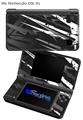 Baja 0014 White - Decal Style Skin fits Nintendo DSi XL (DSi SOLD SEPARATELY)
