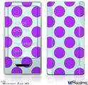 Zune HD Skin - Kearas Polka Dots Purple And Blue