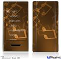 Zune HD Skin - Bokeh Music Orange