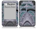 Socialist Abstract - Decal Style Skin fits Amazon Kindle 3 Keyboard (with 6 inch display)