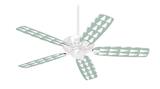 Winter Trees Green - Ceiling Fan Skin Kit fits most 42 inch fans (FAN and BLADES SOLD SEPARATELY)