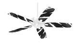 Jagged Camo White - Ceiling Fan Skin Kit fits most 42 inch fans (FAN and BLADES SOLD SEPARATELY)